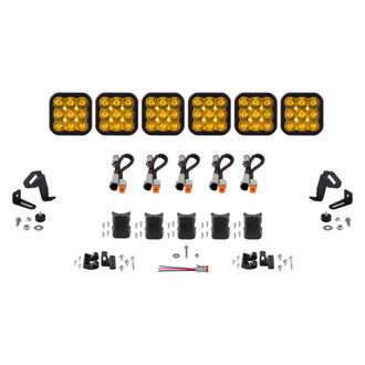 Diode Dynamics® - CrossLink Pro 6-Pod 37.5" 540W Driving Beam Yellow LED Light Bar
