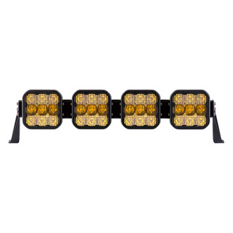 Diode Dynamics® - Grille Mounted CrossLink Pro 4-Pod 25" 360W Combo Beam Yellow LED Light Bar Kit