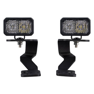 Diode Dynamics® - Hood Ditch Stage Series C2 Sport 3.3" 2x7.7W Square Combo Beam LED Light Kit
