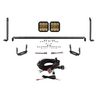 Diode Dynamics® - Grille Stage Series 5 Sport 5" 2x40W Square Combo Beam Yellow LED Light Kit