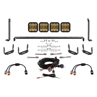 Diode Dynamics® - Grille Stage Series 5 Sport 5" 2x40W Square Combo Beam Yellow LED Light Kit