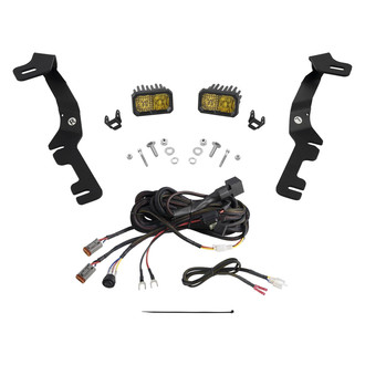 Diode Dynamics® - Hood Ditch Stage Series C2 Pro 3.3" 2x25.6W Rectangular Combo Beam Yellow LED Light Kit