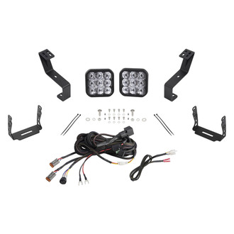 Diode Dynamics® - Front Bumper Stage Series 5 Pro 5" 2x90W Square Driving Beam LED Light Kit