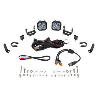 Diode Dynamics® - Roll Bar Stage Series 3 Pro 3" 2x36W Square LED Light Kit