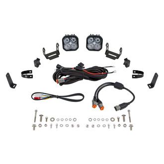 Diode Dynamics® - Roll Bar Stage Series 3 Pro 3" 2x36W Square Combo Beam LED Light Kit