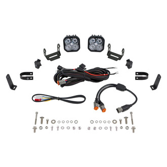 Diode Dynamics® - Roll Bar Stage Series 3 Pro 3" 2x36W Square Combo Beam LED Light Kit