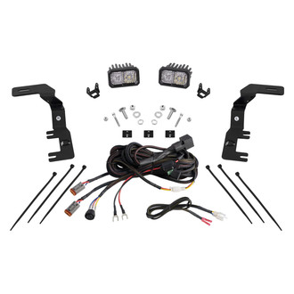 Diode Dynamics® - Hood Ditch Stage Series C2 Sport 3.3" 2x7.7W Rectangular Combo Beam LED Light Kit