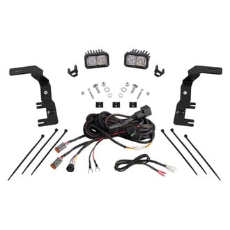 Diode Dynamics® - Hood Ditch Stage Series C2 Pro 3.3" 2x25.6W Rectangular Combo Beam LED Light Kit