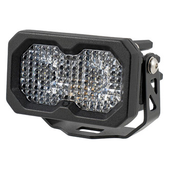 Diode Dynamics® - C2 Sport Standard Series 2" 7.7W Flood Beam LED Light, with Amber Backlight