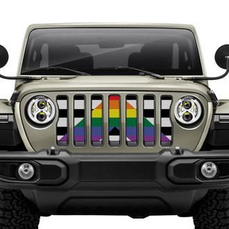 Dirty Acres® - 1-Pc Pride Style Perforated Main Grille