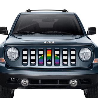 Dirty Acres® - 1-Pc Pride Style Perforated Main Grille