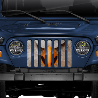 Dirty Acres® - 1-Pc American Eagle Style Perforated Main Grille