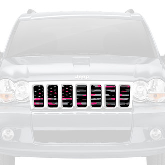 Dirty Acres® - 1-Pc American Pink Camo Style Perforated Main Grille