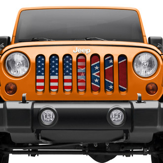 Dirty Acres® - 1-Pc Rebel Style Perforated Main Grille