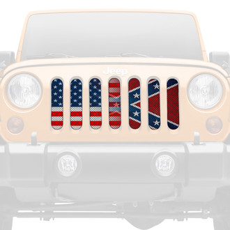 Dirty Acres® - 1-Pc American Rebel Style Perforated Main Grille