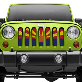 Dirty Acres® - 1-Pc States Flag Style Perforated Main Grille