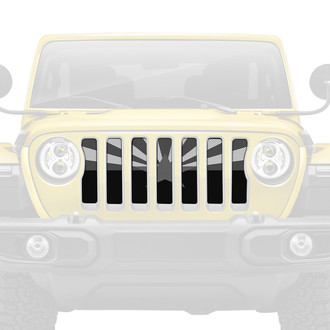 Dirty Acres® - 1-Pc Tactical Arizona State Flag Style Perforated Main Grille