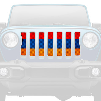 Dirty Acres® - 1-Pc Armenian Flag Perforated Main Grille