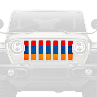 Dirty Acres® - 1-Pc Armenian Flag Perforated Main Grille