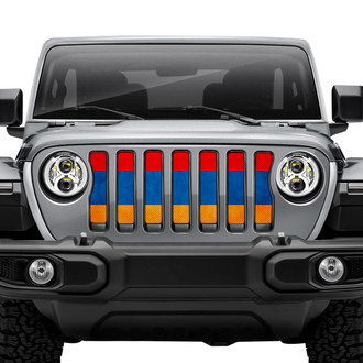 Dirty Acres® - 1-Pc Armenian Flag Perforated Main Grille