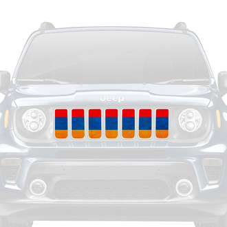 Dirty Acres® - 1-Pc Armenian Flag Perforated Main Grille