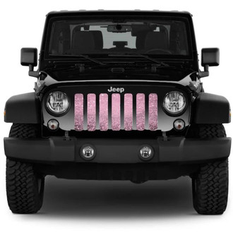 Dirty Acres® - 1-Pc Baby Pink Fleck Style Perforated Main Grille