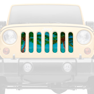 Dirty Acres® - 1-Pc Beach Life Style Perforated Main Grille
