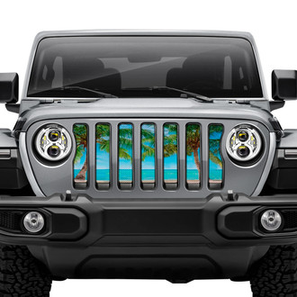 Dirty Acres® - 1-Pc Beach Life Style Perforated Main Grille