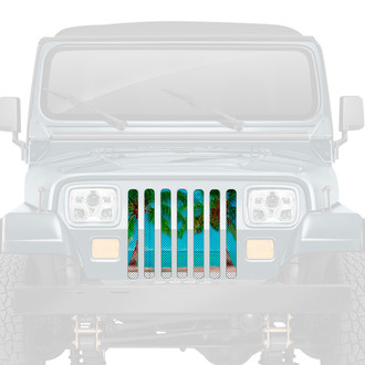 Dirty Acres® - 1-Pc Beach Life Style Perforated Main Grille