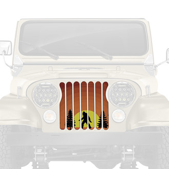 Dirty Acres® - 1-Pc Bigfoot Sunset Style Perforated Main Grille