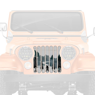 Dirty Acres® - 1-Pc FisherFoot Bigfoot Style Perforated Main Grille