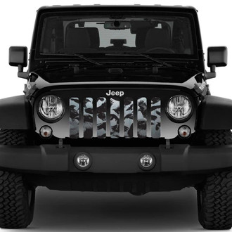 Dirty Acres® - 1-Pc Black Crows Style Perforated Main Grille