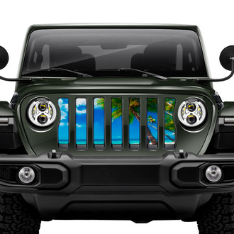 Dirty Acres® - 1-Pc Tropical Sky Style Perforated Main Grille