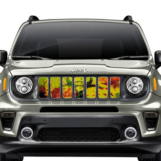 Dirty Acres® - 1-Pc Bloody Biohazard Style Perforated Main Grille