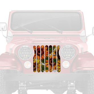 Dirty Acres® - 1-Pc Bold Sunflower Style Perforated Main Grille
