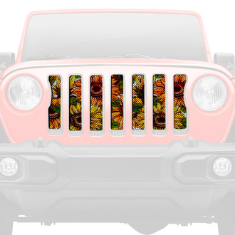 Dirty Acres® - 1-Pc Bold Sunflower Style Perforated Main Grille