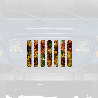 Dirty Acres® - 1-Pc Bold Sunflower Style Perforated Main Grille