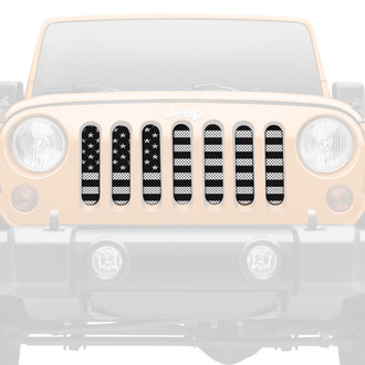 Dirty Acres® - 1-Pc American Flag Style Perforated Main Grille