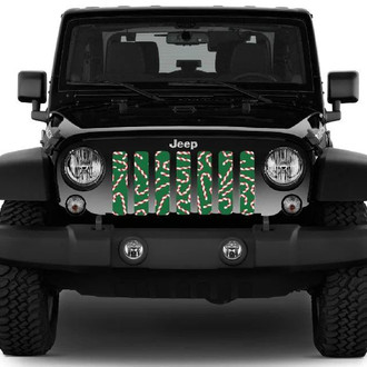 Dirty Acres® - 1-Pc Christmas Candy Canes Style Perforated Main Grille