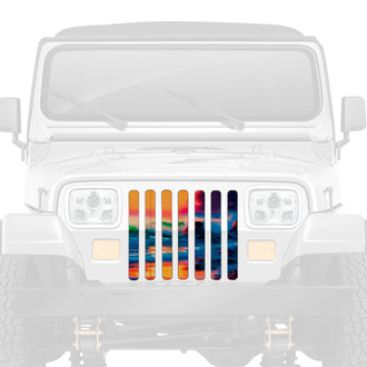 Dirty Acres® - 1-Pc Colorful Beach Style Perforated Main Grille