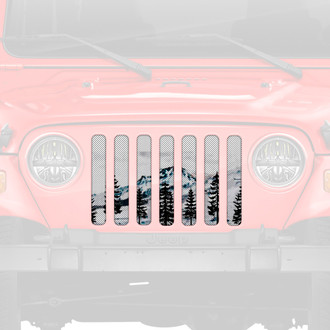 Dirty Acres® - 1-Pc Colorado Mountain Pine Style Perforated Main Grille