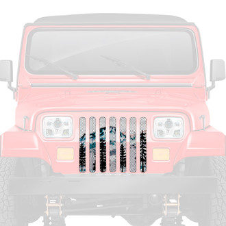 Dirty Acres® - 1-Pc Colorado Mountain Pine Style Perforated Main Grille