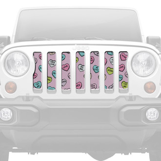 Dirty Acres® - 1-Pc Conversation Hearts Style Perforated Main Grille