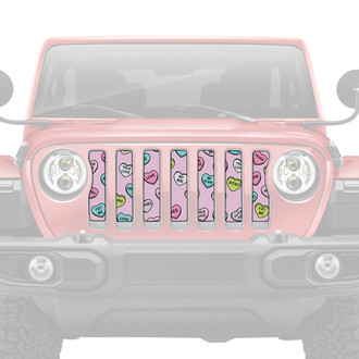 Dirty Acres® - 1-Pc Conversation Hearts Style Perforated Main Grille