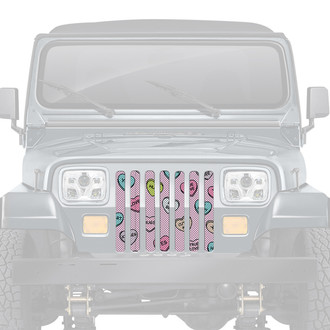 Dirty Acres® - 1-Pc Conversation Hearts Style Perforated Main Grille
