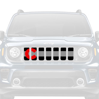 Dirty Acres® - 1-Pc Colorado Red Style Perforated Main Grille