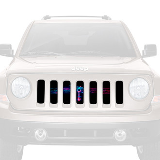 Dirty Acres® - 1-Pc Dragonfly Style Colorful Perforated Main Grille