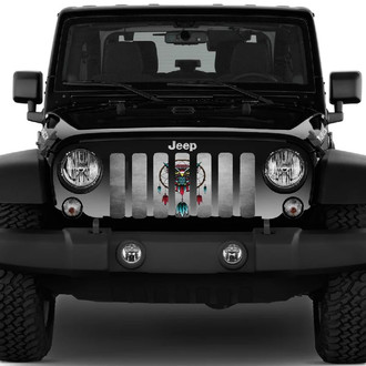Dirty Acres® - 1-Pc Dream Catcher Owl Style Perforated Main Grille