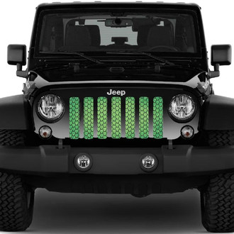 Dirty Acres® - 1-Pc Dragon Scales Style Perforated Main Grille