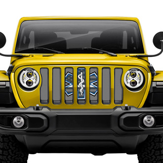 Dirty Acres® - 1-Pc EMS Shield Style Perforated Main Grille